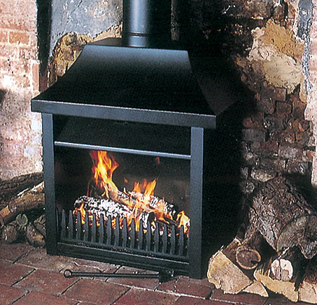 Tortoise Freestanding Firebox : Chimserv